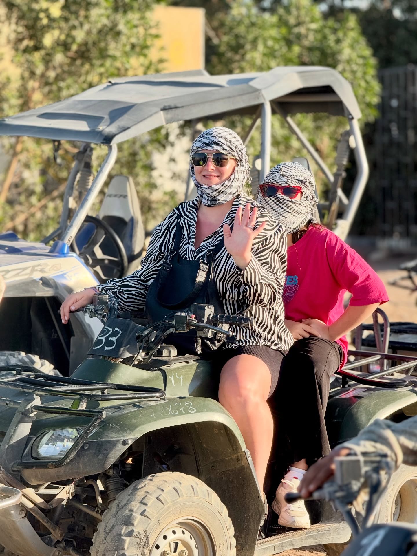 Quad bike desert route